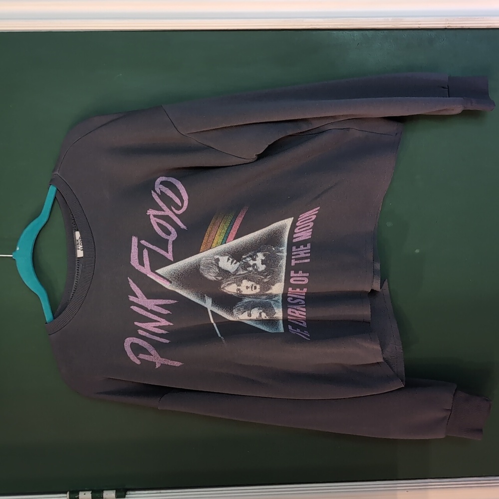Pink Floyd cropped sweatshirt, size medium